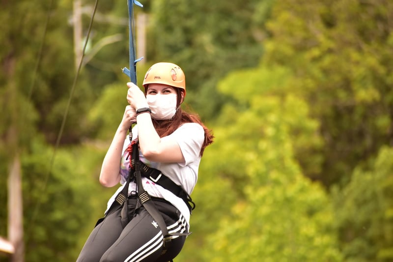 Zip-lining Thrills